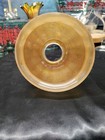 Antique Durand Glass Gold Lustre Marigold Iridescent Lamp Shade Lamp Globe 