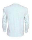 Nwt Ballantyne Sweater Cotton Melange Water Green Crew-neck Luxury 52 L