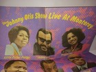 Johnny Otis Show Live At Monterey Lp Insert Poster Shuggie Blues Rare Oversize