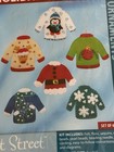 Herrschners Felt Street Ugly Christmas Sweaters Felt Ornament Kit  2 Set Of 6