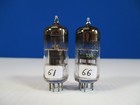 Pair Of Gm 6bz6 Vacuum Tubes Square Getters  Tv-7 Tested Nos