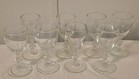 Vintage Libbey Georgian Claret Wine Glasses Set Of 8