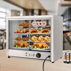 800w Food Display Warmer Showcase Countertop Hot Food Warmer Display Cabinet New