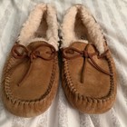 Ugg Dakota Chestnut Suede Moccasin Slippers 5612 Brown Womens Size 8