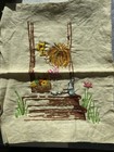 Bucilla Picture Pair Urchins Crewel Embroidery Kit No  2063 Partially Completed