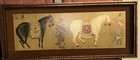 Li Ling    polo Players    Early Ming Dynasty Painting On Wooden Framed Canvas 15x33