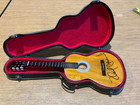 Neil Diamond Hand Signed autographed Mini Guitar W case Great Collectible
