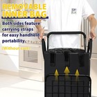 Waterproof Shopping Cart Liner With Cover  without Carts  14 7  X 13 2  X 20 