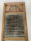 Vintage Dubl Handi Washboard Columbus Washboard Co Logan Oh Farmhouse Decor 18x8