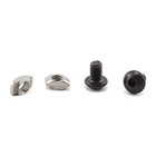 2020 Series Black L Shape Joint Plate Bracket Kit 4pcs Joint Plate 20pcs L Shap