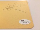 Nat King Cole Signed Album Page Jsa Coa Loa Authentic Cut Autograph Show D 1965