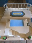 Vintage Little Tikes Dollhouse Large Blue Roof 1989 Mid Century Modern Mcm