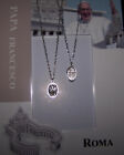 Bless Catholic Holy Medal Charm Necklace Sterling Silver 18  Chain Church Jesus