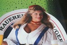 Vintage St Pauli Girl Beer Poster Sign  20  X 30 