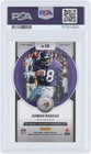 Ahmad Rashad Vikings Autographed 2023 Panini Mosaic Scripts  s30  1 1 Psa 9 Card