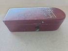 Vintage Taktell Piccolo Metronome Wind Up In Maroon Metal Case Read Description 