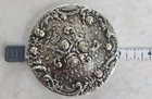 Antique Gorham 351 Silver silverplate Pocket Hand Mirror Beautiful Floral Theme