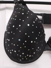 New Women s Smart   Sexy  Beautiful Push Up Black Bra With Sparkles 38dd 40d