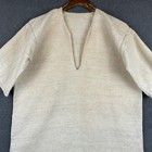 Antique Hand Embroidered Peasant Dress Ukrainian Vyshyvanka Hemp Shirtdress