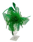 Womens Fascinator Hat Headband Clip Bow And Feathers Garden Tea Party Wedding