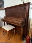 Antique Schumann Upright Piano