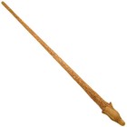 14  Mahogany Wood Hufflepuff Witches Magic Wand Wicca Pagan W  Free Velvet Bag