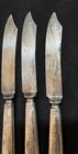 3 Vtg 1847 Rogers Bros Ambassador Fruit Knives International Silver Plate 1919