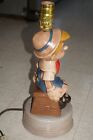 Vintage Ceramic Disney Pinocchio Lamp Ceramic 14  Works