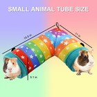 Small Animal Tunnel   Hideout For Guinea Pig Hamster Rat Corner Cage Accessories