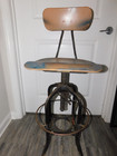 Toledo Metal Furniture Company Drafting Stool  12 36