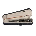 3 4 Size Beginner Acoustic Violin Set - Case Bow Rosin Student Black