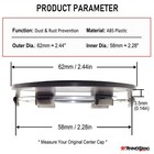 Rtrhinotuning 4pcs 62mm Wheel Center Caps Compatible With Rays Volk Racing Te   