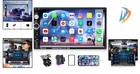 Double Din 7  Car Audio System Bluetooth Mp5 With Backup Camera   Touchscreen