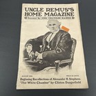 1910  August  Uncle Remus Home Magazine Vintage Paper Disney