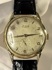Ardath Vintage  rare  1950   s Men   s Manual Honeycomb Dial Gold Sub-seconds Watch
