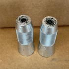 Old Mid School Aluminum Bmx Bicycle Stunt Pegs Silver Chrome Off Dyno Detour