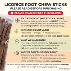 Licorice Root Chew Sticks Bulk 100  Pure Natural Flavored Glycyrrhiza Glabra