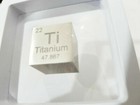 1 Pcs 99 5  73 7 Gram Pure Titanium Ti Carved Element Periodic Table 1 Inch Cube