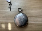 American Watch Co  P s  Bartlett Full Hunter Silver Pocket Watch W  Winding Key