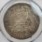 1878 S  1 Trade Silver Dollar Pcgs Xf40 Cac Green Bean Circulated Nice  k457