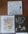 Stampin  Up  Stamps  Dies   Embossing Folder- Changing Leaves -  Retired
