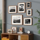 12x16 Picture Frame  Natural Solid Teak Wood Photo Frame With Hd Tempered Gla   
