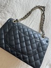 Chanel Black Quilted Flap Shoulder Bag Cc Turn Lock Gold Chain Strap Box