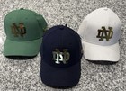 Under Armour Notre Dame Fighting Irish Shiny Gold Adjustable Hats  lot Of 3 