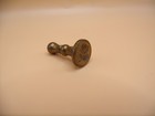 Vintage Solid Brass English Made Rose Flower Sealing Wax Stamp Seal
