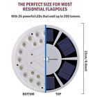 Solar Powered Flag Pole Light 26 Led Auto Active Super Bright Outdoor Waterproof