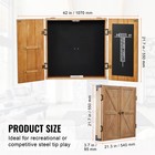 Solid Wood Dartboard Cabinet Official Size  dartboard Not Included 