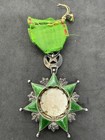 Antique Ottoman Sterling Medjidie Medal Sultan Abdulaziz Khan 19th C Ultra Rare