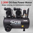 13 2gallon Air Compressor Portable Hand Carry 1 5hp Oil Free Ultra Quiet14 83cfm