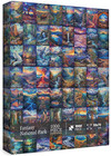 National Parks Puzzle Art Puzzles For Adults 1000 Pieces  Colorful Painting Jigs